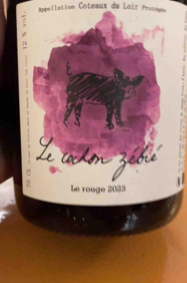 Le rouge - La ferme du Cochon Zébré - Maud Cochonneau 