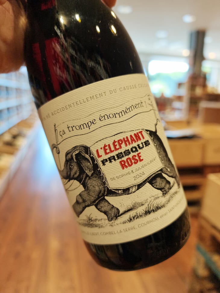L’Elephant Presque Rose - Château Combel La Serre - Sophie & Julien Ilbert 