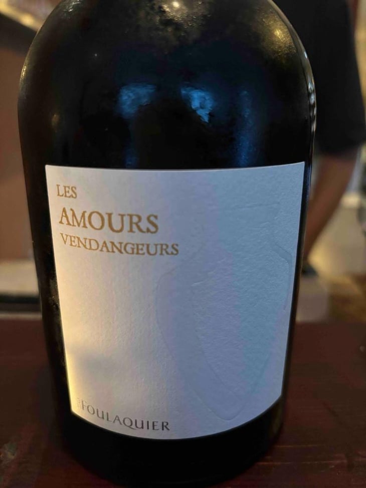 Les Amours Vendangeurs Blanc - Mas Foulaquier - Pierre Jequier & Blandine Chauchat -2022