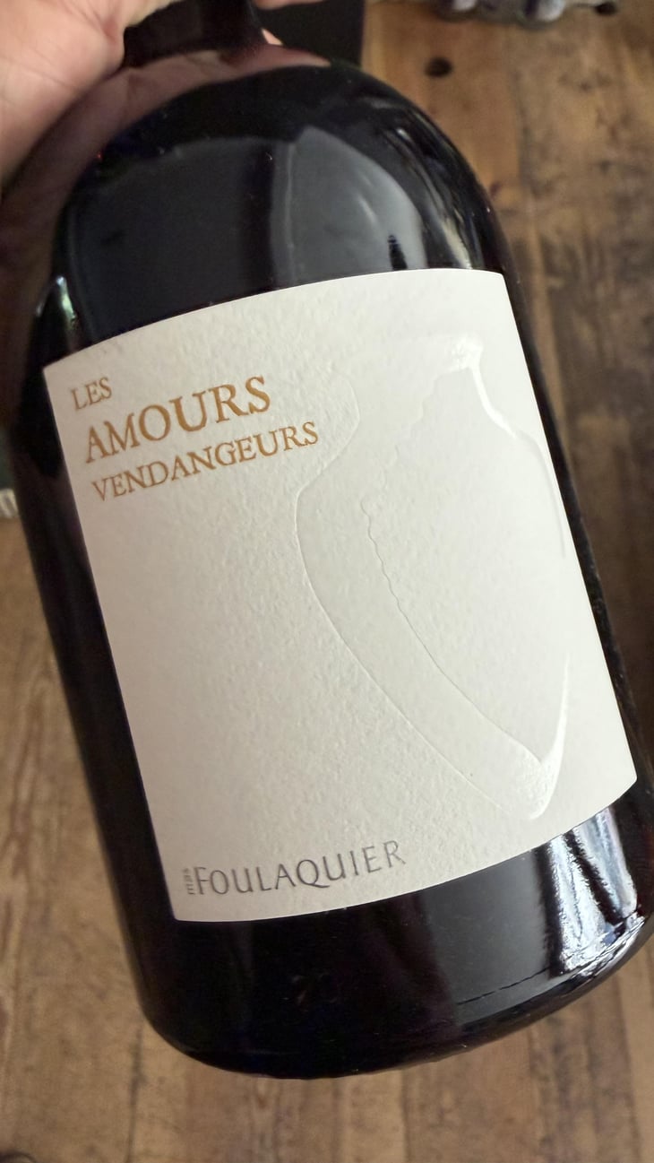 Les Amours Vendangeurs (Syrah) - Mas Foulaquier - Pierre Jequier & Blandine Chauchat 