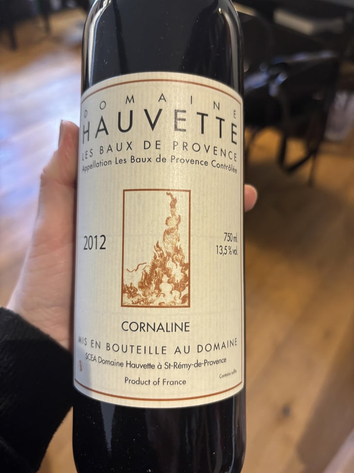 Les baux de Provence « cornaline » - Domaine Hauvette - Dominique Hauvette -2012