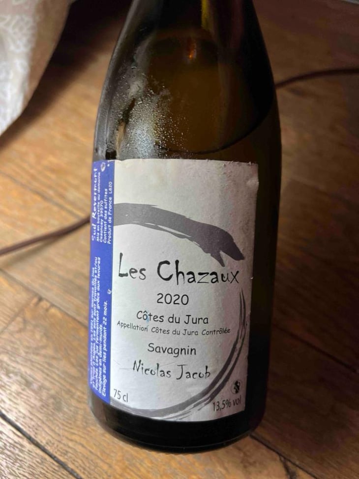 Les Chazaux Savagnin - Nicolas Jacob - Nicolas Jacob -2020