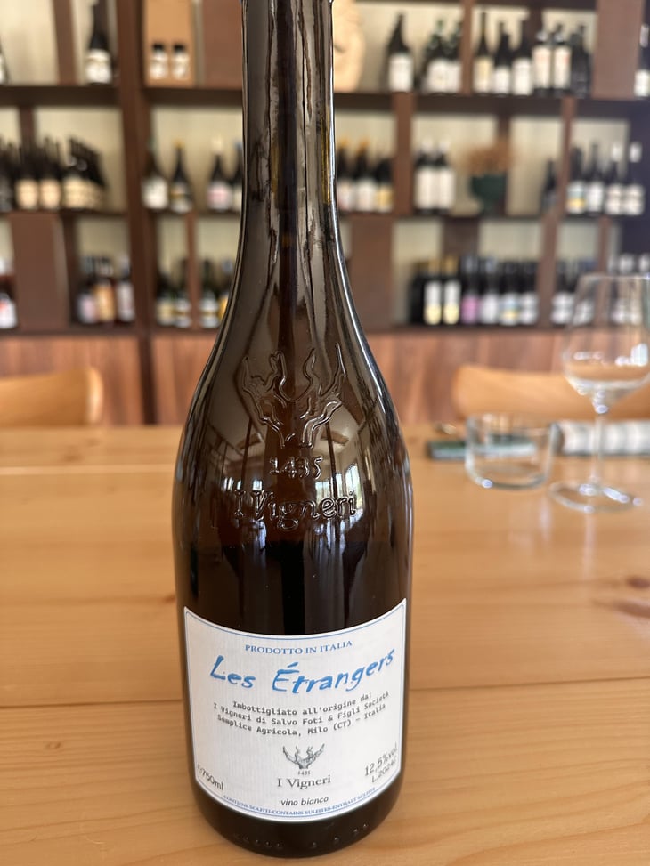 les étrangers - I Vigneri - Salvo Foti -2024