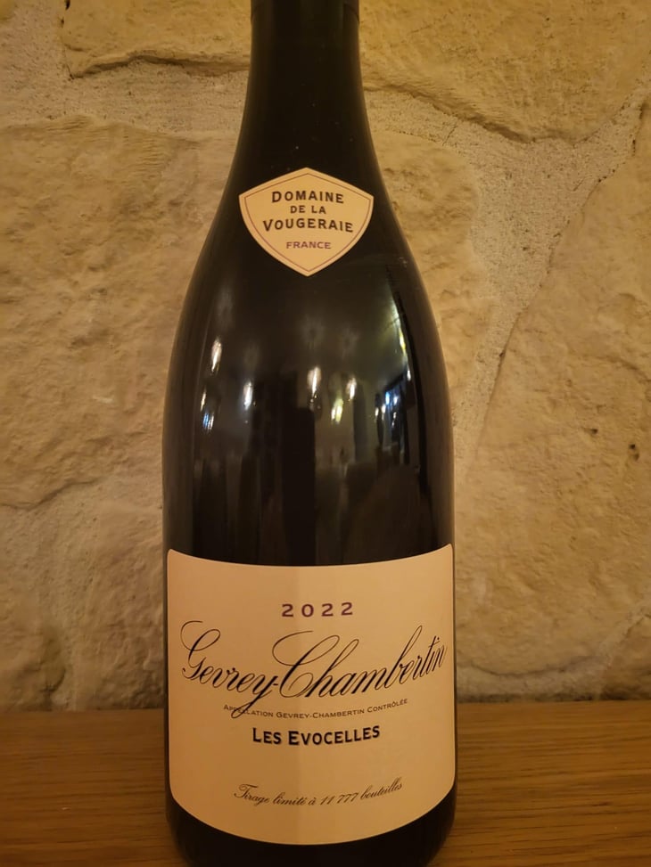 Les Evocelles - Domaine de la Vougeraie - Sylvie Poillot -2022