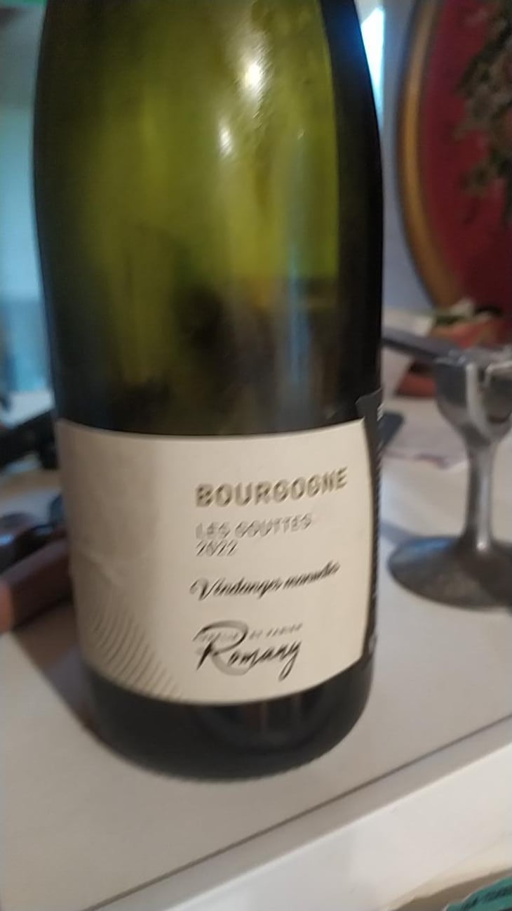 Les gouttes Vendanges manuelles - Domaine Aurélie & Fabien Romany - Aurélie & Fabien Romany -2022