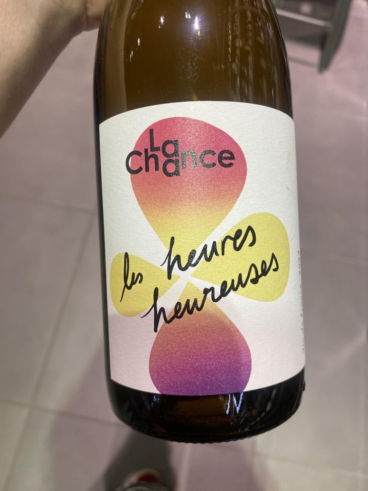 Les heures Heureuses - Domaine La Chance - Jérôme Becuwe et Kim Ly Kieu -2023