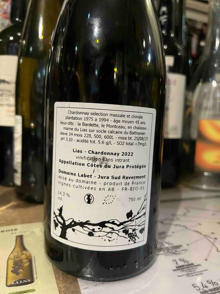 Les Juvéniles - Lias Chardonnay - Domaine Labet - Julien, Charline & Romain Labet 