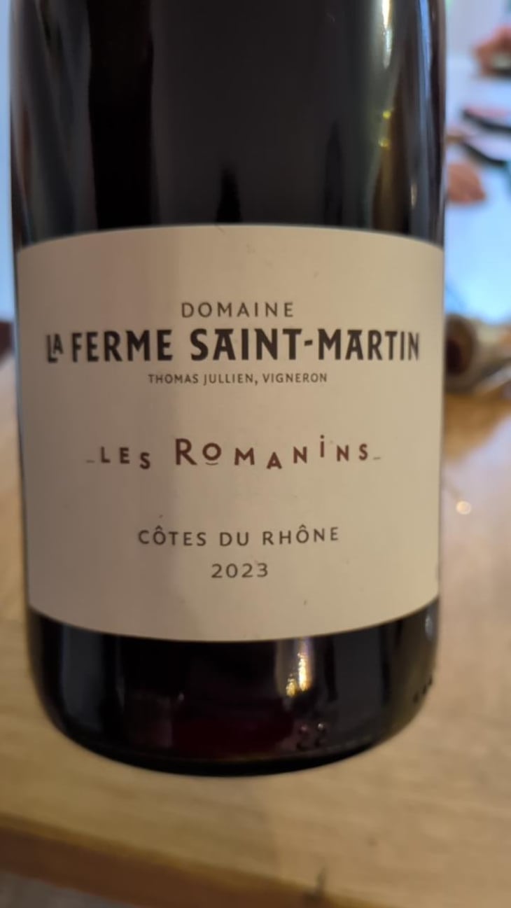 Les Romanins - La Ferme Saint-Martin - Les Vins de Thomas - Sophie & Thomas Jullien 