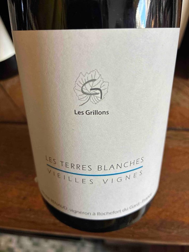 Les Terres Blanches Vieilles Vignes - Clos des Grillons - Nicolas Renaud -2018