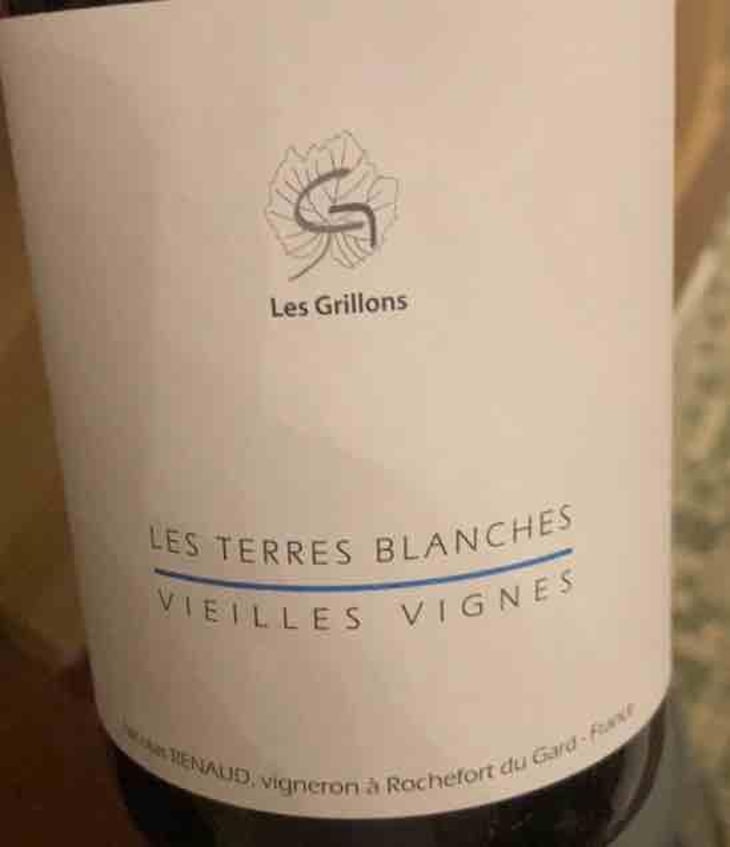 Les Terres Blanches Vieilles Vignes - Clos des Grillons - Nicolas Renaud -2018