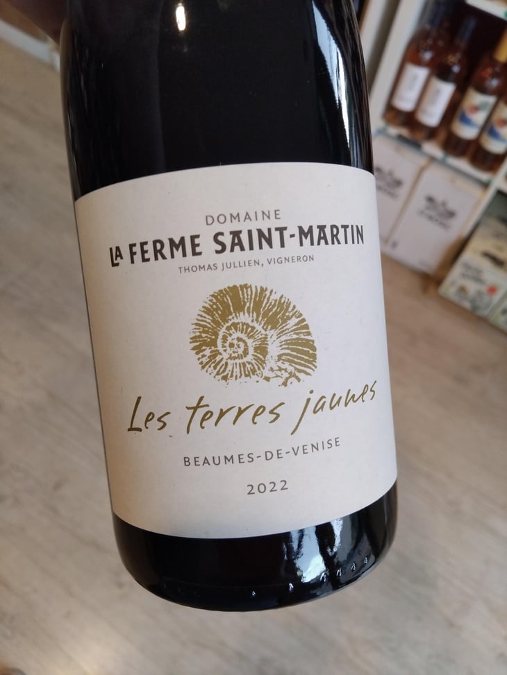 Les Terres Jaunes - La Ferme Saint-Martin - Les Vins de Thomas - Sophie & Thomas Jullien 