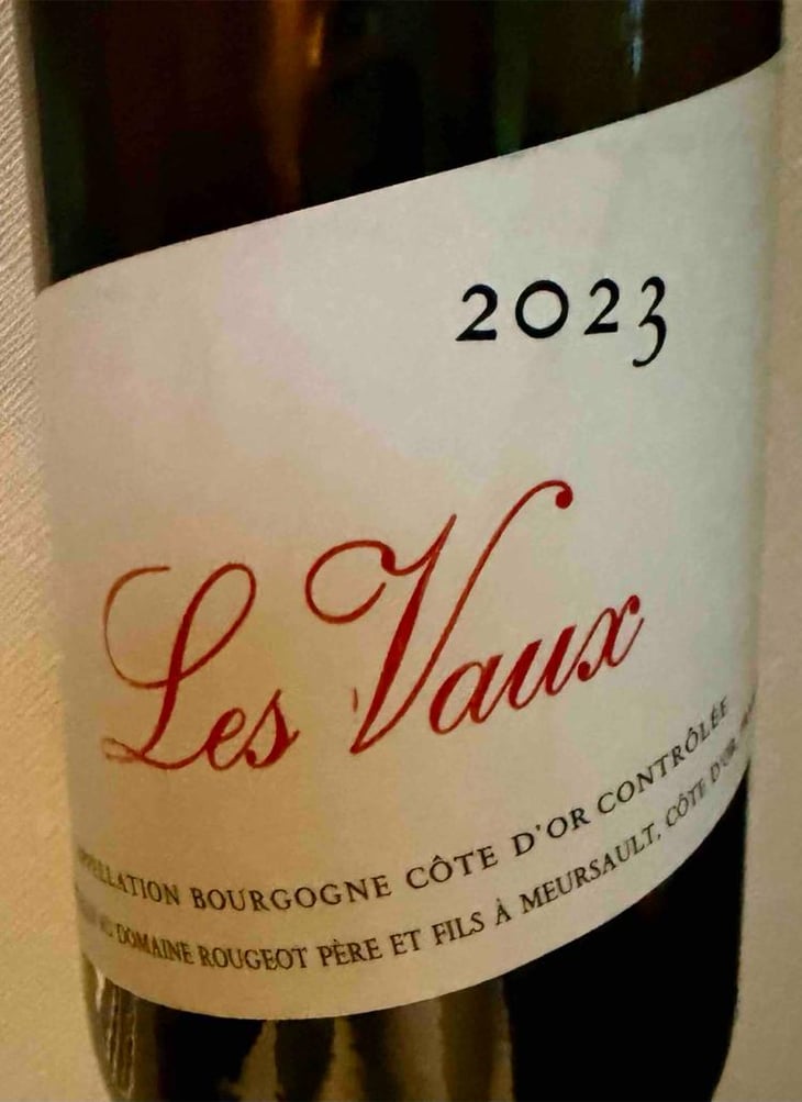 Les Vaux - Domaine Rougeot Père et Fils - Pierre-Henri & Marc Rougeot -2023