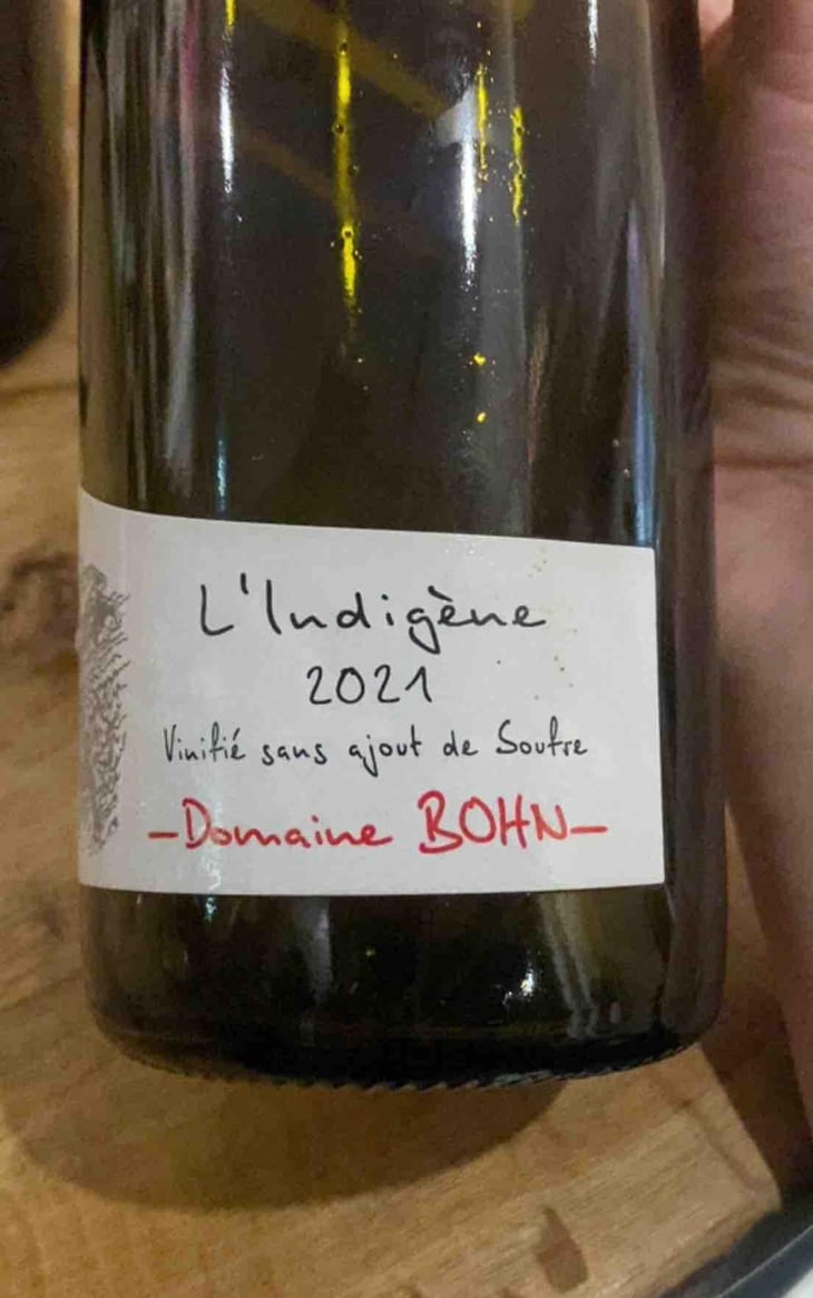 L’indigène - Domaine Bohn - Bernard & Arthur Bohn 