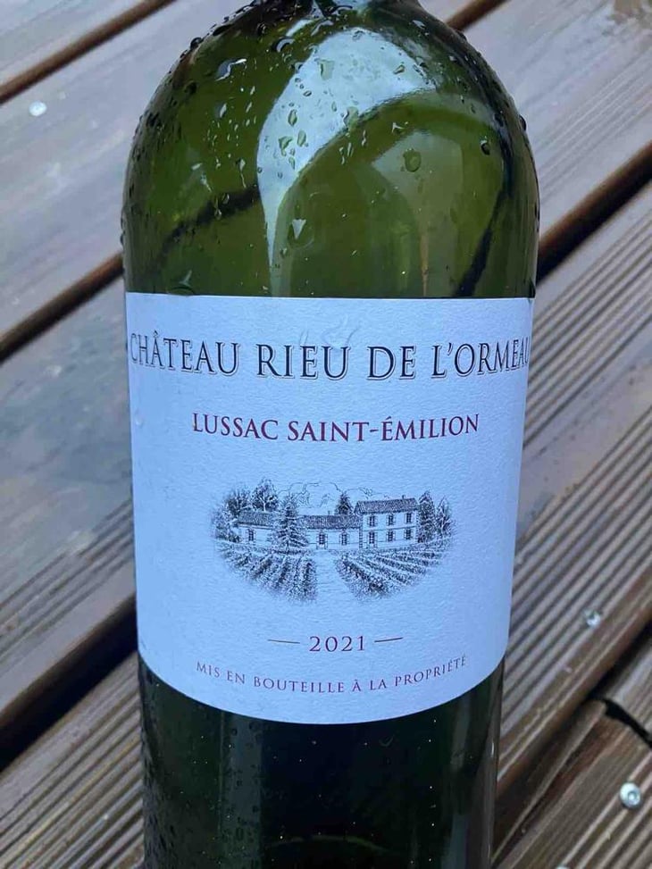 Lussac Saint Emilion - Chateau Rieu de l’Ormeau - Christophe Chasselinat -2021