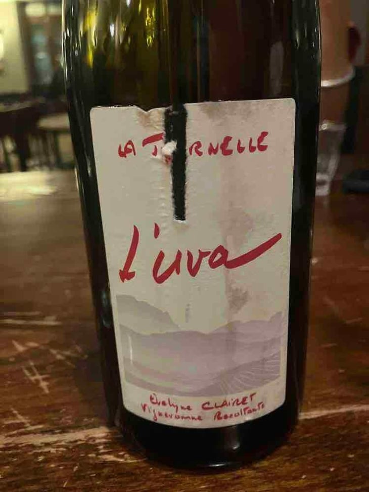 L'Uva Rouge - Domaine de la Tournelle - Evelyne Clairet 