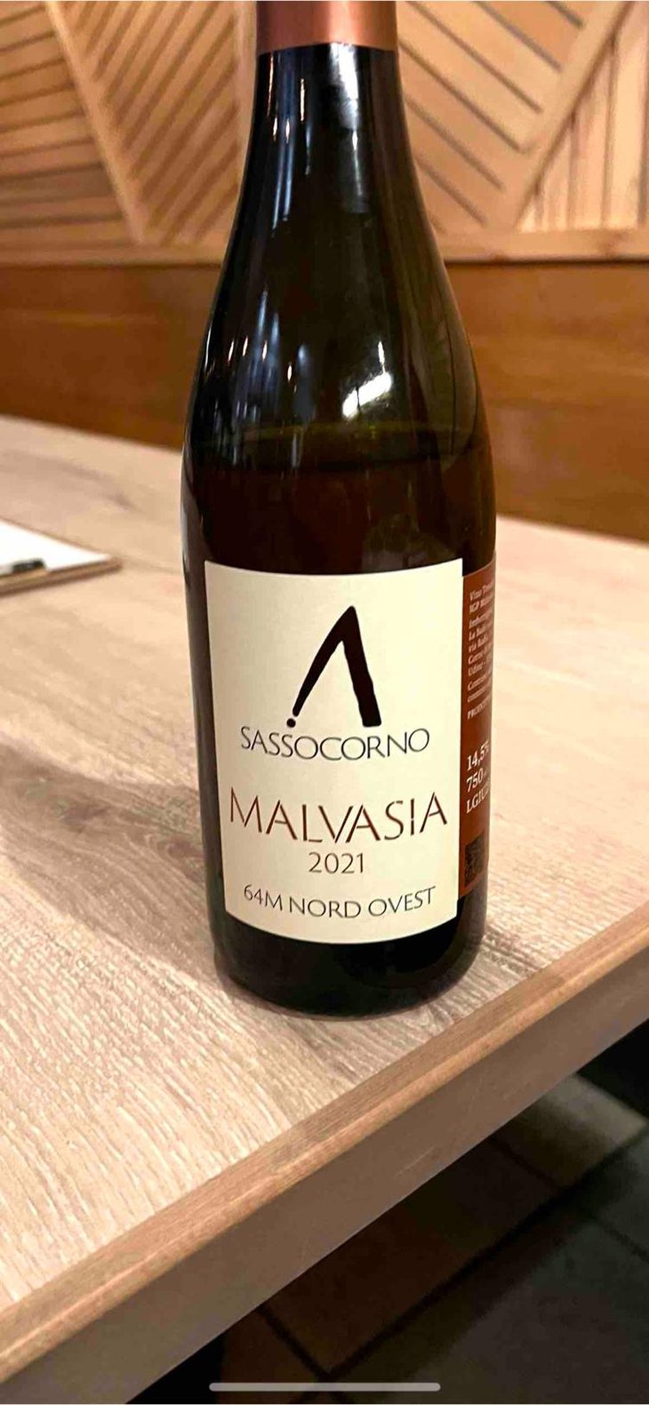 Malvasia - Sassocorno - Francesca Ius, Giuliano Poser, Stefano Poser -2022