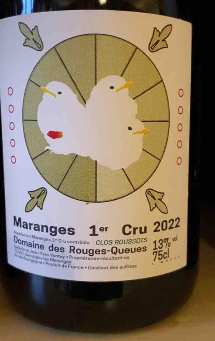 Maranges 1er Cru La Fussière - Domaine des Rouges-Queues - Isabelle & Jean-Yves Vantey 