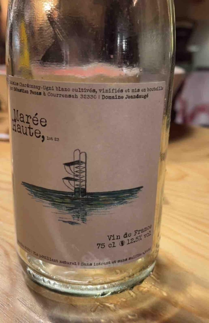Marée Haute 2020 - Domaine Jeandaugé - Sébastien Fezas -2020