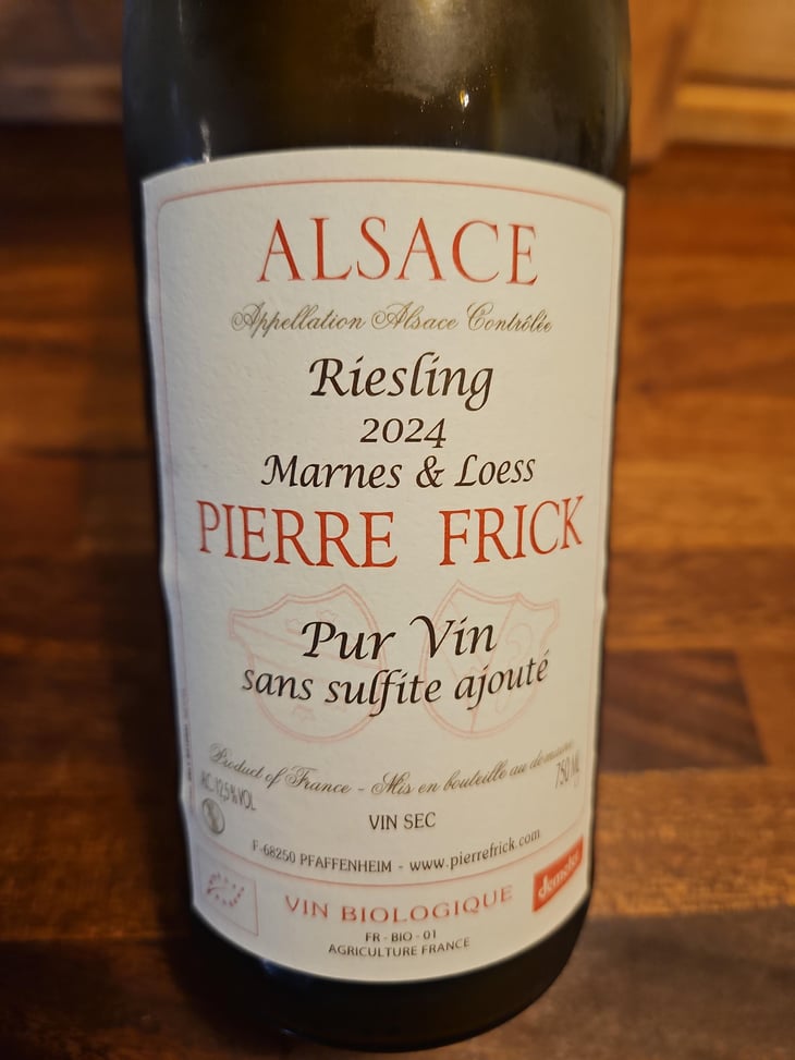 Marnes & Loess - Domaine Pierre Frick - Jean-Pierre, Chantal et Thomas Frick -2024