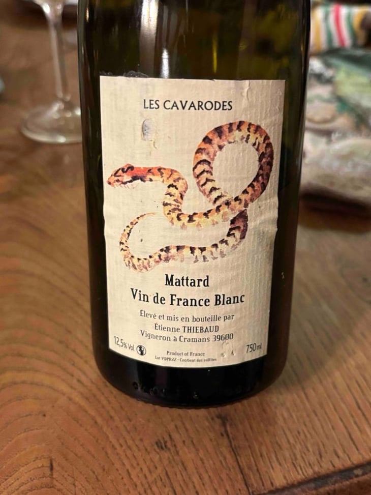 Mattard Blanc - Domaine des Cavarodes - Etienne Thiebaud -2017