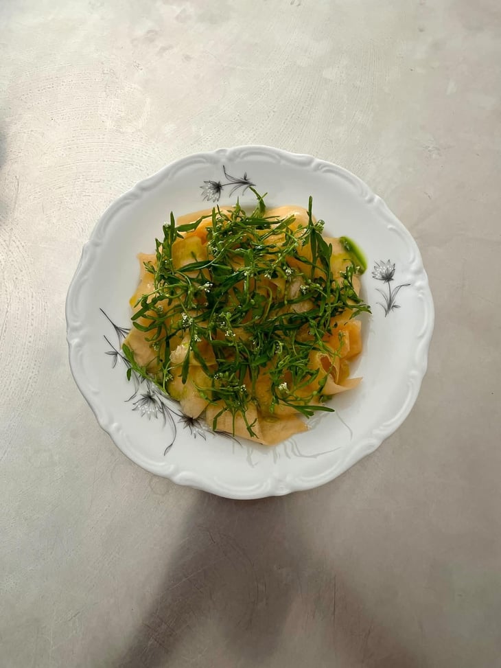 Melone, Ricotta Di Capra, Basilico E Crescione - estratto.brescia - 1365323