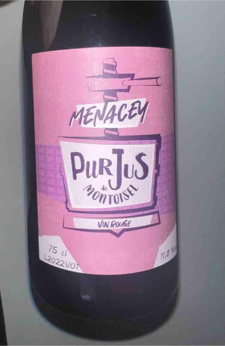 Menacey - Purs jus de Montoisel - David Gay-Arnaud 