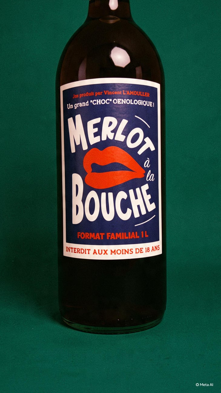 Merlot à la Bouche - Château Frédignac - Ludivine & Vincent L'Amouller 
