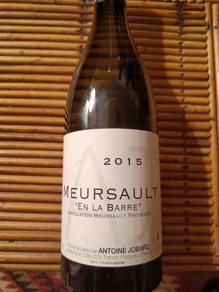 Meursault En La Barre - Antoine Jobard - François et Antoine Jobard -2022