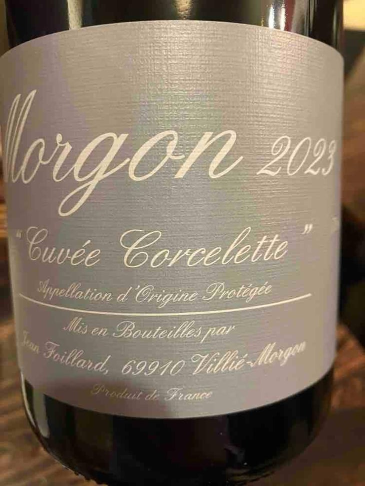 Morgon "Cuvée Corcelette" - Jean Foillard - Jean Foillard 