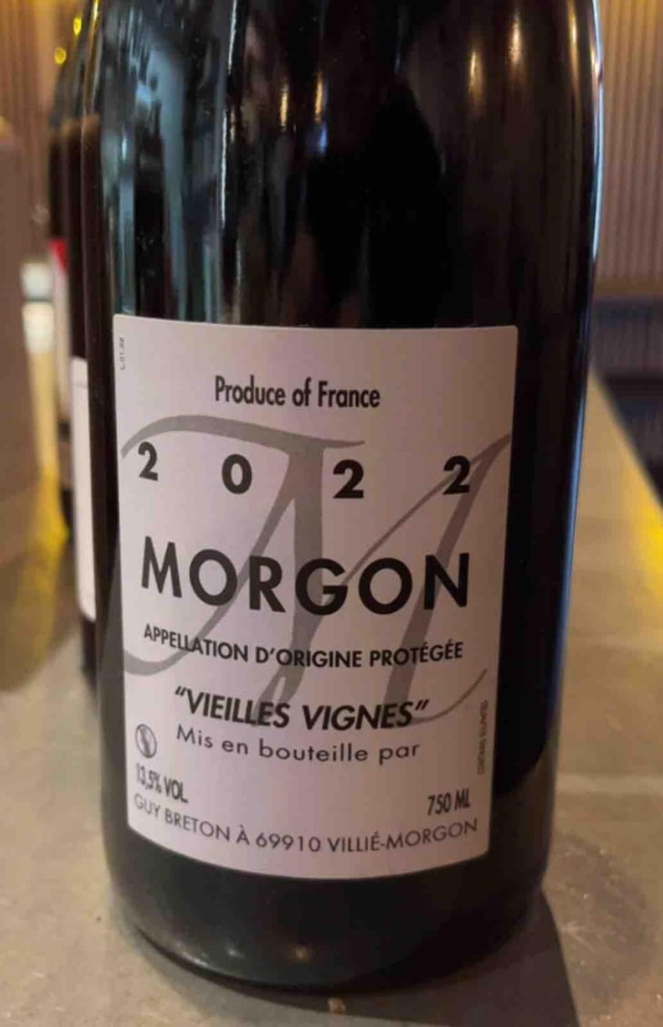 Morgon Vielles Vignes - Domaine Guy Breton - P'tit Max - Guy Breton 