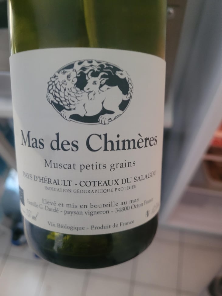Muscat à Petits Grains - Mas des Chimères - Guilhem, Palma & Maguelonne Dardé 