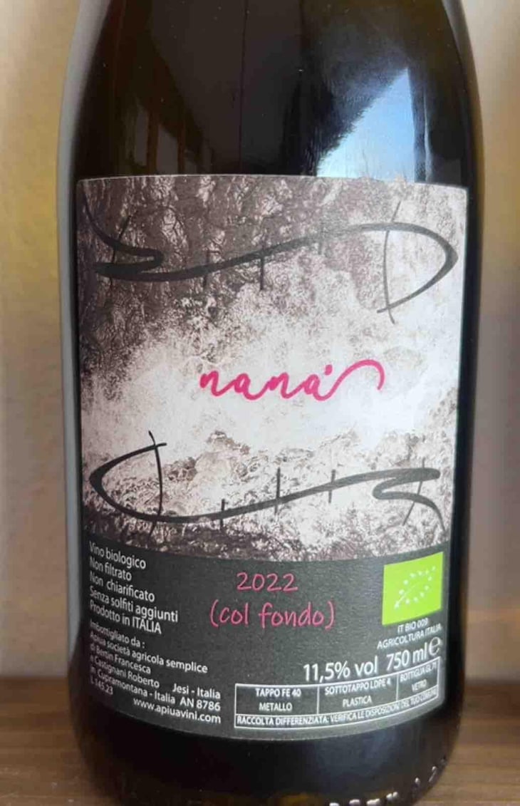 Nanà - Azienda Vitivinicola Apiua - Roberto Castignani & Francesca Bertin -2020