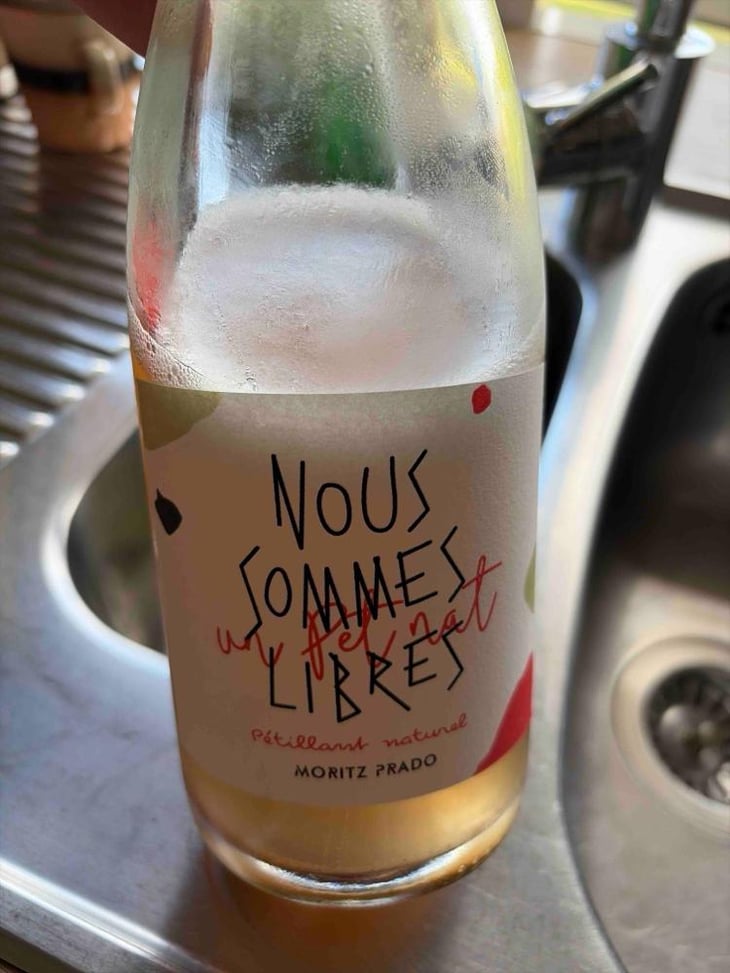 Nous Sommes Libres - Pet Nat - Maison Moritz Prado - Ghislain Moritz & Angela Prado 