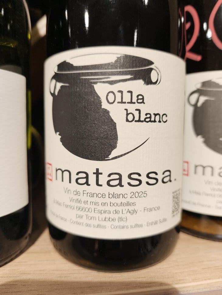 Olla Blanc - Domaine Matassa - Tom Lubbe 