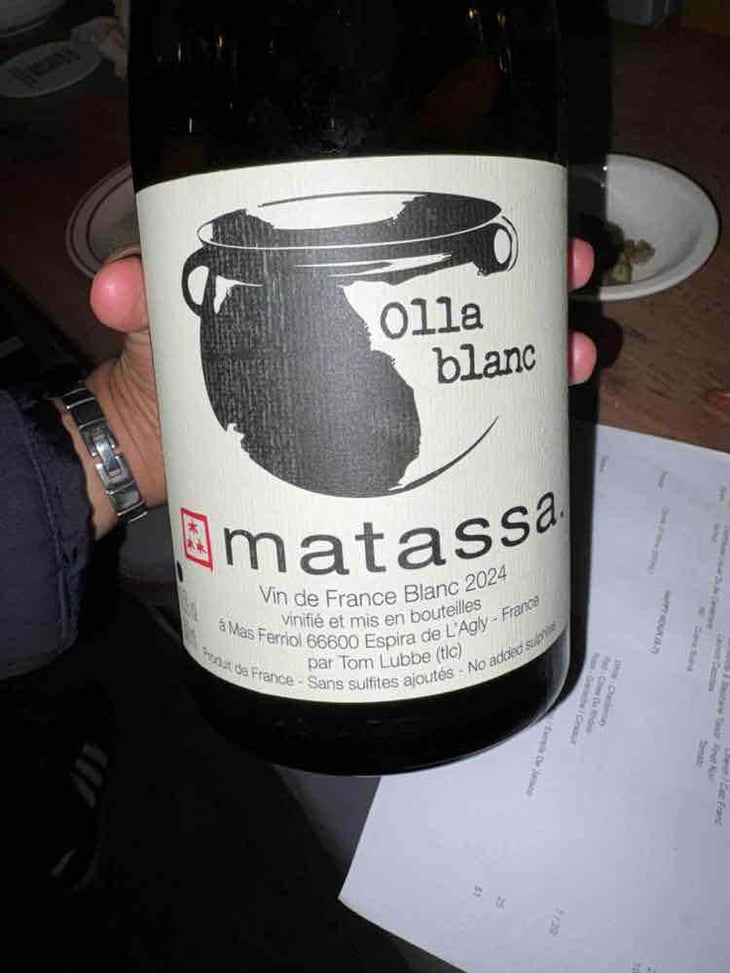 Olla Blanc - Domaine Matassa - Tom Lubbe 