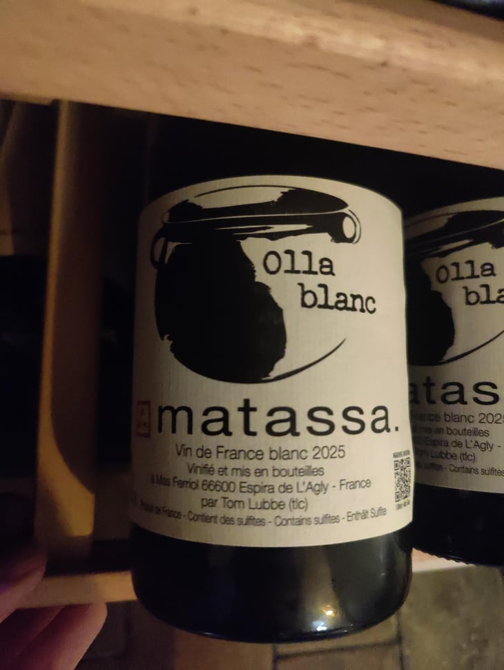 Olla Blanc - Domaine Matassa - Tom Lubbe 