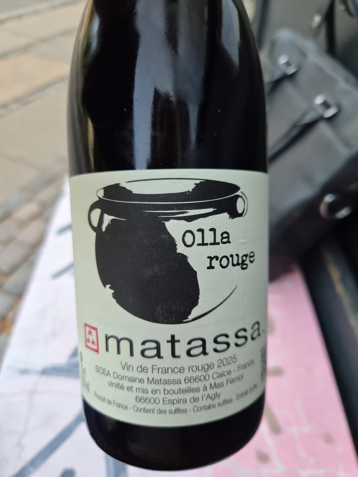 Olla rouge - Domaine Matassa - Tom Lubbe -2020