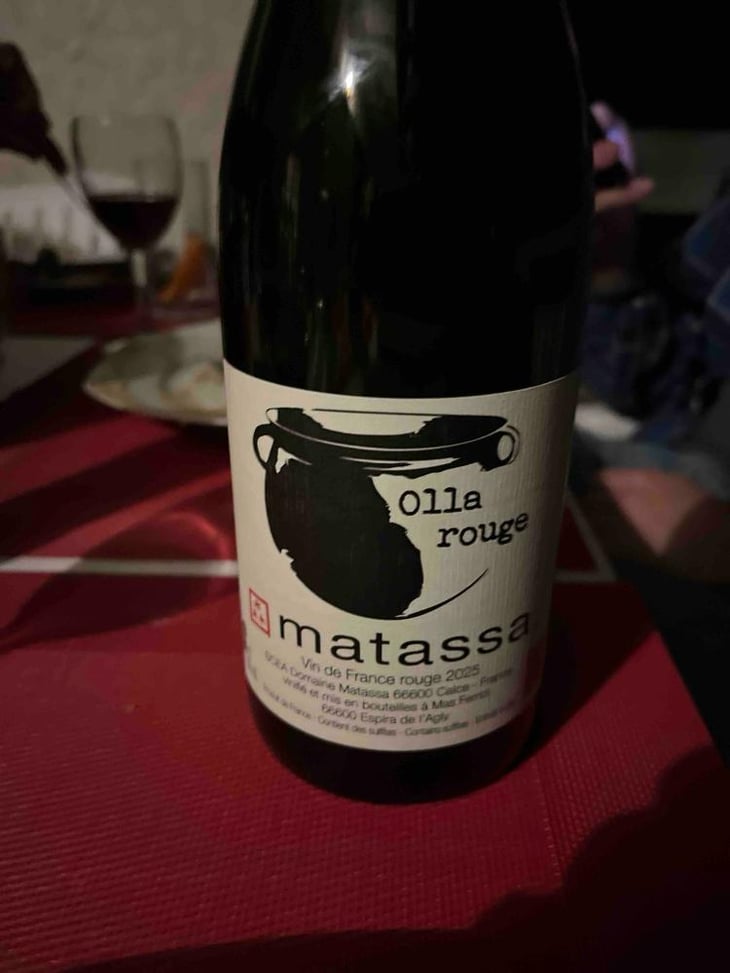 Olla rouge - Domaine Matassa - Tom Lubbe -2020