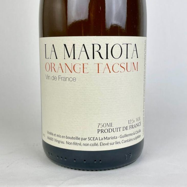 Orange Tacsum - La Mariota - Cecilia Diaz & Guillermo Campos Baeza 