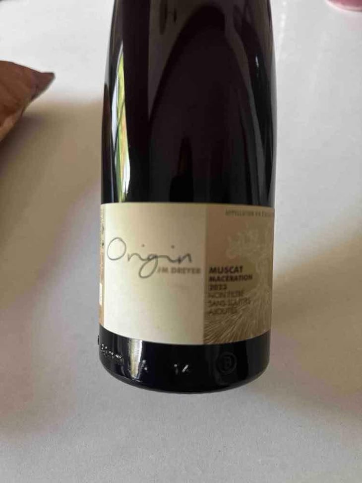 Origin Muscat Macération - J.M. Dreyer - Jean-Marc Dreyer 