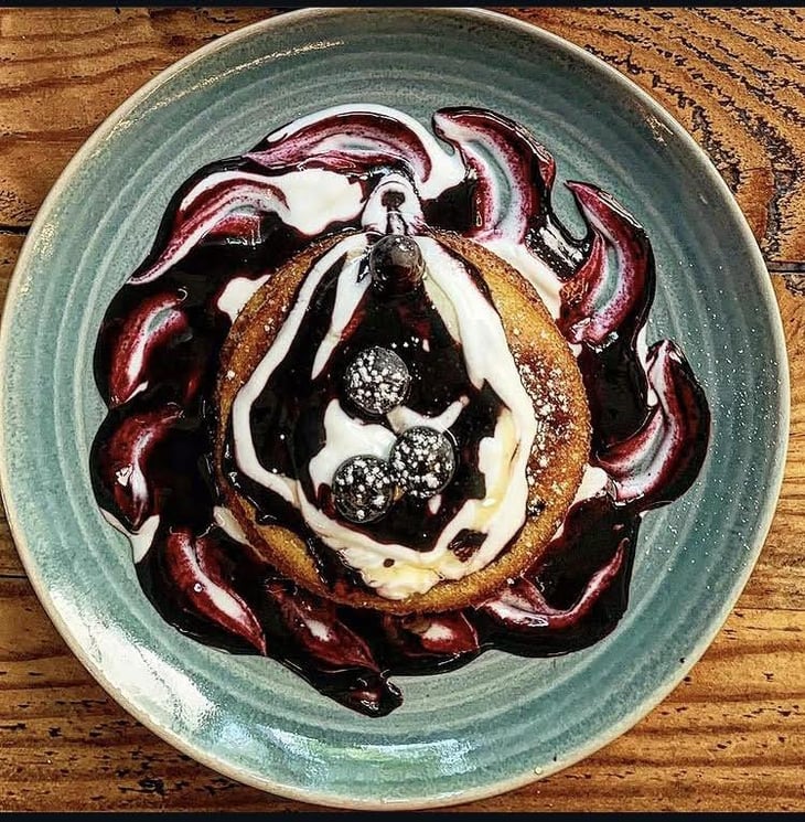 Pancakes Maison, Coulis De Myrtille Maison, Myrtilles - La Promenade - 962032