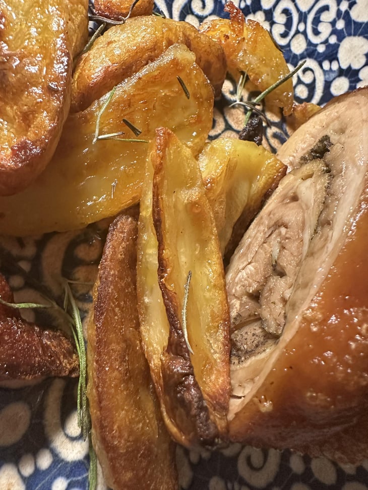 Pancia Maialino Con Patate - Retro bottiglieria alimentare - 1368220