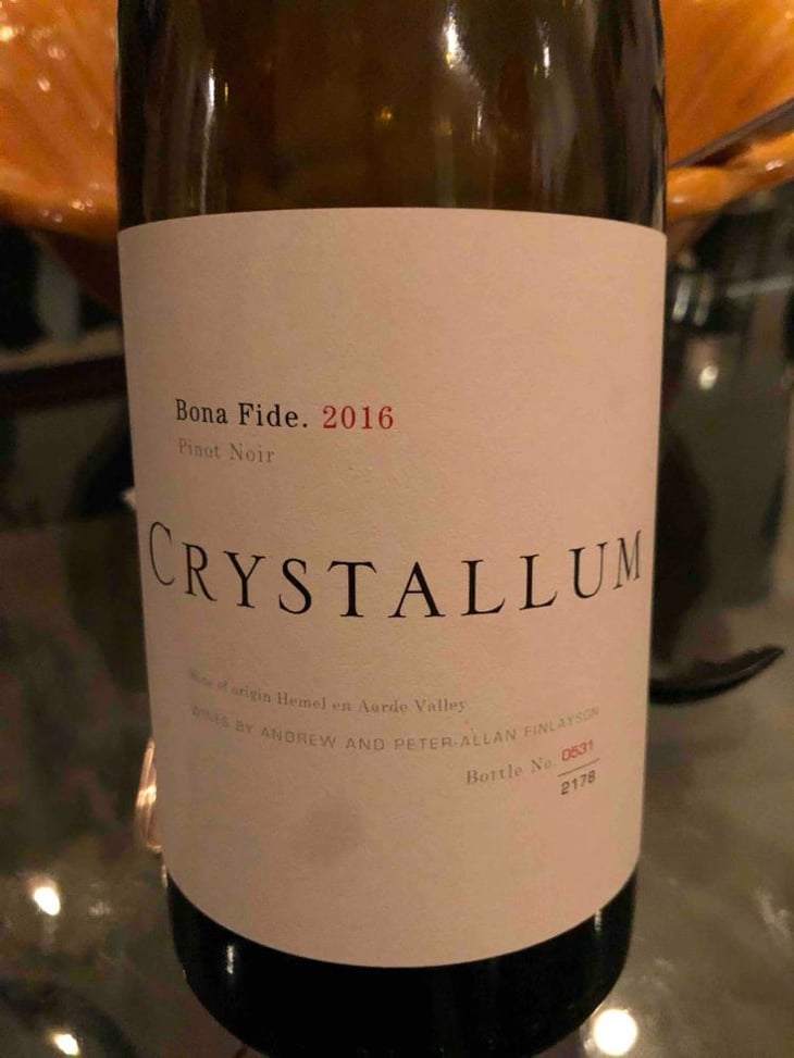Peter Max Pinot Noir - Crystallum Wines - Peter-Allan Finlayson -2019