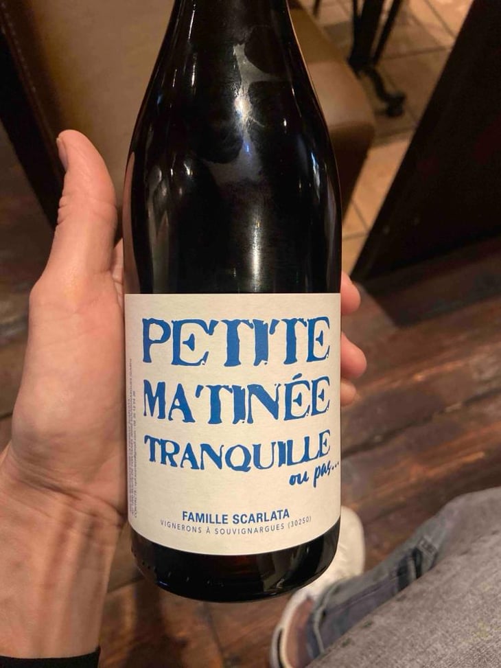 Petite Matinée Tranquille - Vin de Famille Scarlata - Famille Scarlata -2022
