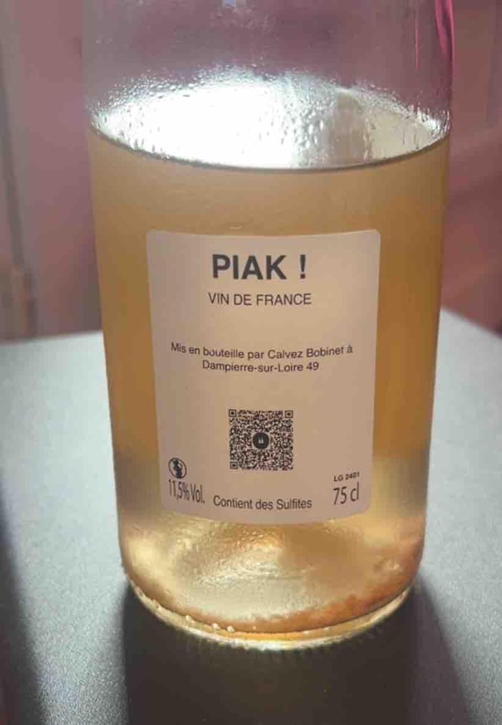 Piak blanc - Domaine Calvez-Bobinet - Sébastien Bobinet & Emeline Calvez -2025