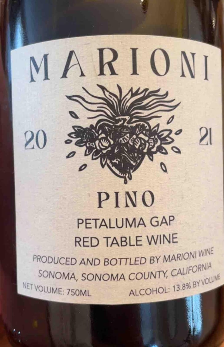 Pino - Marioni Wine - Dan Marioni 