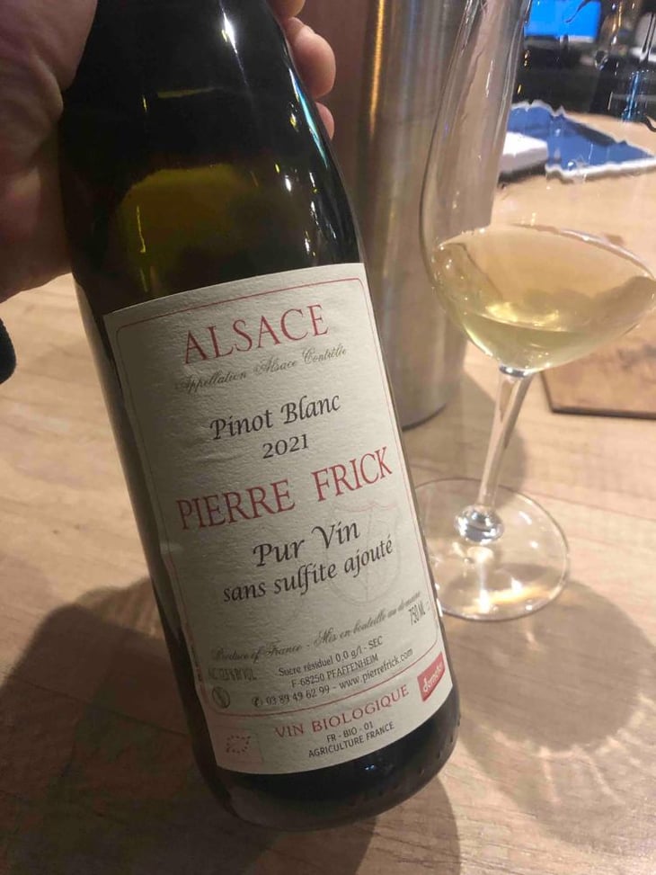Pinot Blanc - Domaine Pierre Frick - Jean-Pierre, Chantal et Thomas Frick 
