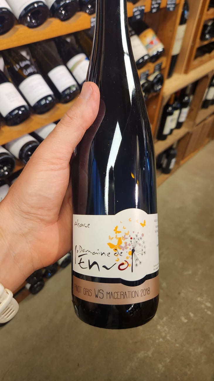 Pinot Gris Ws Macération - Domaine De L’envol - Bernard, Manuela, Daniel, Raphaël & Catherine Hirsinger 