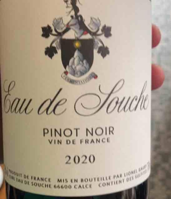 Pinot Noir - Eau De Souche - Lionel Gauby -2019