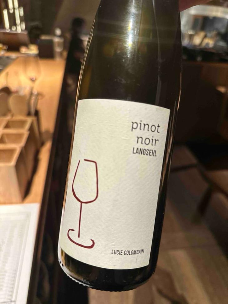 Pinot Noir "Langsehl" - Lucie Colombain - Eric , Jean & Marie Colombain 